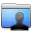 Aqua-Stripped-Folder-Users icon