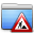 Aqua Stripped Folder Works icon