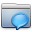 Graphite-Smooth-Folder-iChats icon