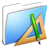 Aqua Smooth Folder Applications icon