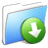 Aqua Smooth Folder DropBox icon