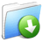 Aqua-Stripped-Folder-DropBox icon