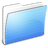 Aqua Stripped Folder Generic icon