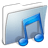 Graphite Smooth Folder Music icon