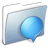 Graphite-Smooth-Folder-iChats icon