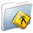 Graphite-Stripped-Folder-Public icon