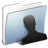 Graphite-Stripped-Folder-Users icon