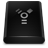 Black Drive Firewire icon