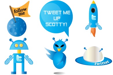 Tweet Me Up Scotty Icons