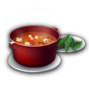 Recipe soup tomato icon