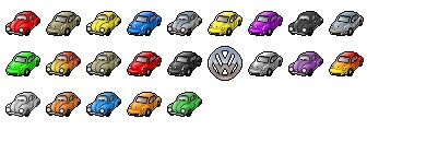 VW Beetle Icons