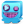Monster blue icon