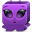 Monster violet icon