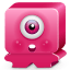 Monster pink icon