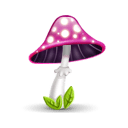 Mushroom pink icon
