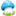 Mushroom blue icon