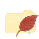 Folder Vanilla Leaf icon