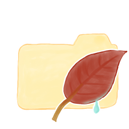 Folder Vanilla Leaf icon