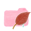 Folder Candy Leaf icon