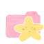 Folder Candy Starry Sad icon