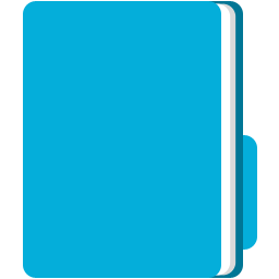 Folder blue icon