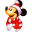 Mickey Christmas icon