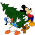 Mickey-Mouse-Donald-Christmas icon