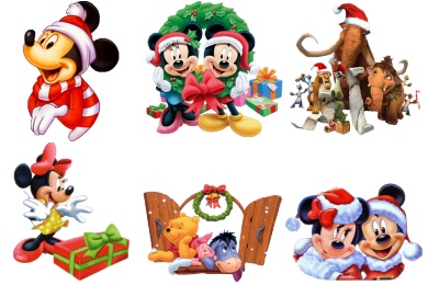 Cartoon Christmas Icons