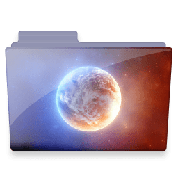 Planet folder icon