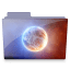 Planet-folder icon