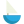 Boat blue icon