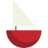 Boat-red icon