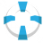 Lifesaver-lifebuoy-blue icon