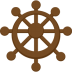 Ship-steering-wheel icon