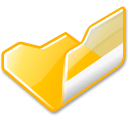 Folder-yellow-open icon