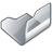 Folder-grey-open icon
