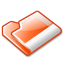 Folder-orange icon