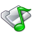 Folder-sound icon