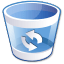 Trashcan-empty icon
