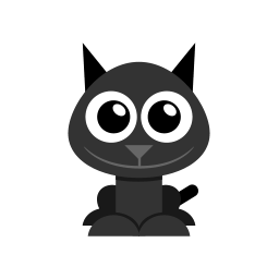 Gray cat icon - Free gray animal icons