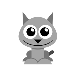 Gray cat icon - Free gray animal icons