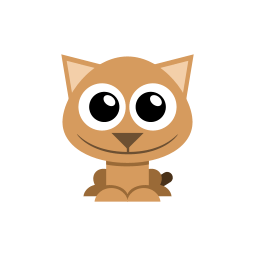 Brown cat icon - Free brown animal icons