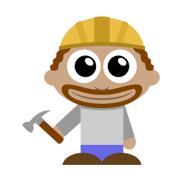 Construction worker icon