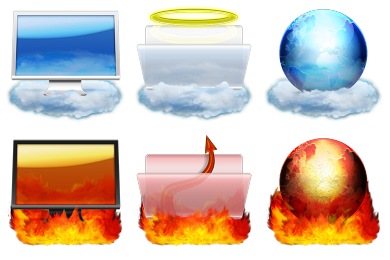 Heaven And Hell Icons