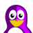 Purple-Tux icon