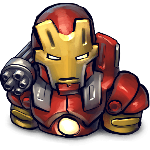 Comics-Ironman-Red icon