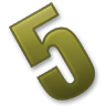 Number-5 icon