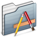 Applications Folder graphite icon
