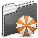 Backup Folder black icon