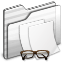 Documents Folder white icon